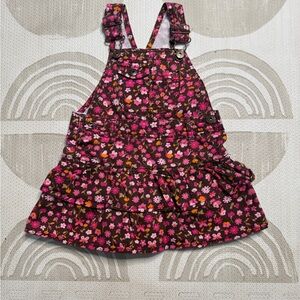 OshKosh B'gosh Pink and Brown Floral Kids Dress